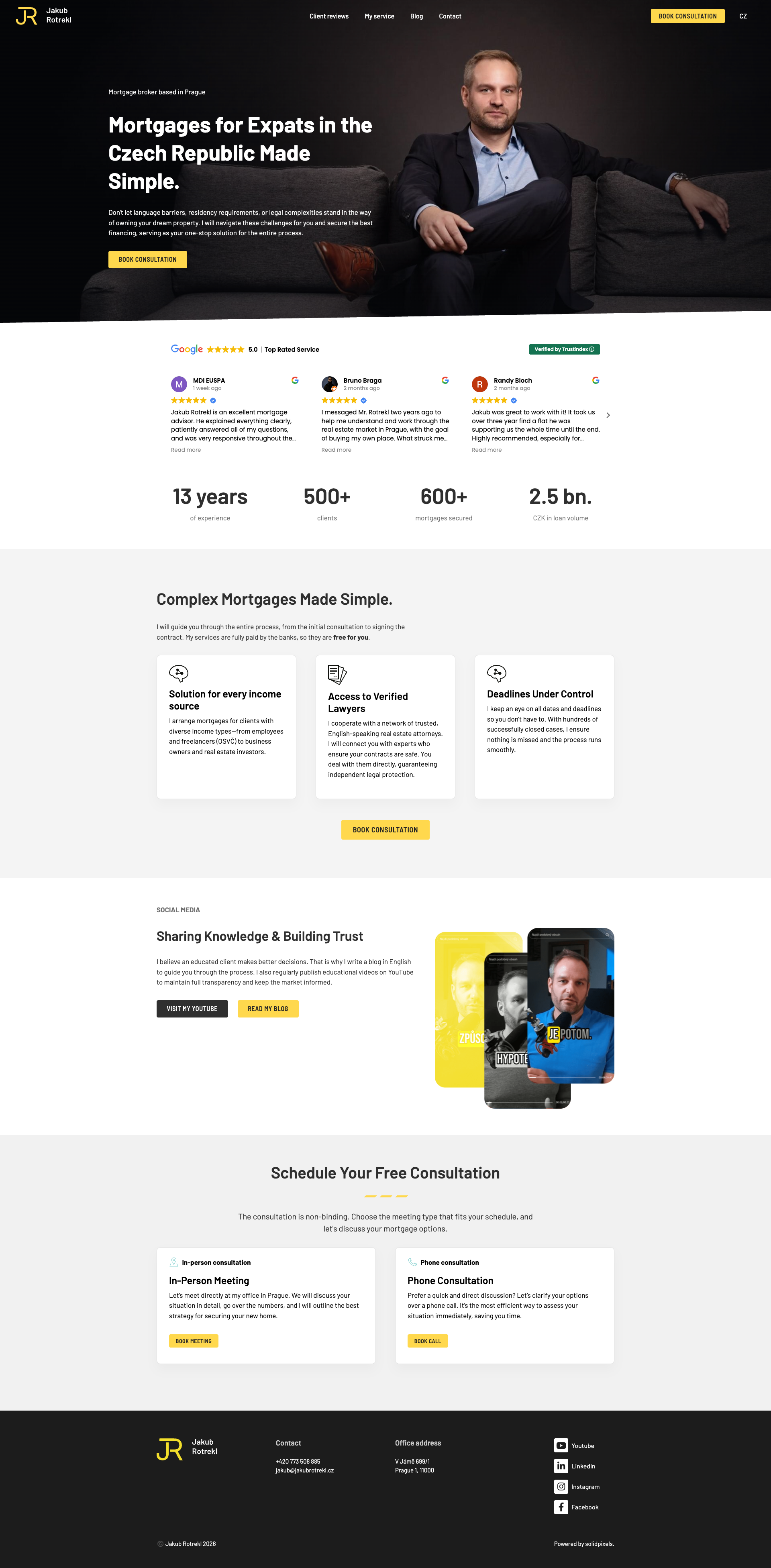 Jakub Rotrekl website